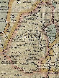 Map of ancient Galilee