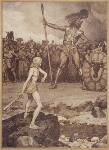 David und Goliath